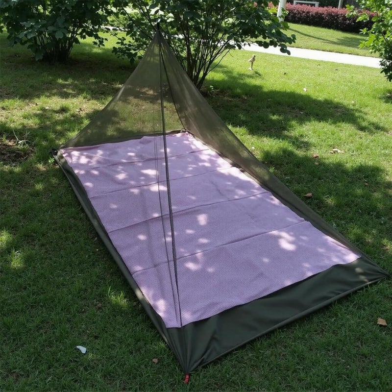 Wind Tour Camping Mosquito Net Compact Ultralight No-See-Um Breathable Mesh Bugnet Mosquito Netting Fits Sleeping Bags, Tent (Green) - Image 3